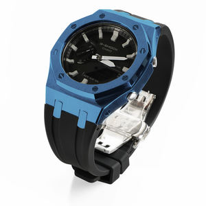 GA-2100 5th รุ่นสำหรับ <span class=keywords><strong>G</strong></span> <span class=keywords><strong>SHOCK</strong></span> Watch ตัวเรือนสแตนเลสสายซิลิโคนฝาโลหะและสายรัดยางรุ่นปรับปรุง - Product Image 5