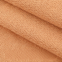Tissu en polyester et élasthanne brodé extensible de qualité supérieure, peigné et moelleux, 240 GSM, largeur 114 cm, pour pulls d'hiver et vêtements décontractés