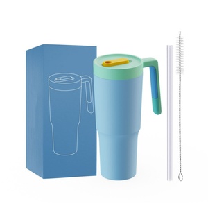 <b>Hot</b> Selling 40oz Insulated Stainless Steel Eco-Friendly Travel Mug Tumbler <b>Hot</b> and Cold Vacuum with Lid and Straw - Product Image 6