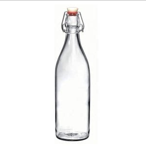 1000ml Flip Lock Glass Beer Bottle Milk Bottle 1000ml <strong>1</strong> <strong>Litre</strong> Botellas Swing Top Lids - Product Image 5