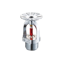 Tête de sprinkler verticale K80 1 2 pouces en laiton, buse d'incendie DN15, sprinkler de pulvérisation pour la protection incendie