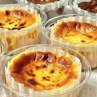 Gobelets à gâteau basques 4 et 6 pouces, pour mousse, pudding, dessert, pâtisserie, gâteau au fromage, rouleau, en plastique transparent réutilisable de qualité alimentaire