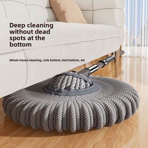 Wholesale Ultra-fine Fiber Water <b>Mop</b> 360 Rotation Self-twisting Telescopic Stainless Steel High Dehydration Foldable Long - Product Image 3