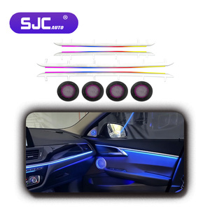 Kits d'éclairage d'ambiance pour voiture SJC 64 couleurs pour <span class=keywords><strong>BMW</strong></span> Série <span class=keywords><strong>1</strong></span> F52/F40 2016-2023, accessoires de voiture Symphony, décoration intérieure pour mise à niveau - Product Image 1