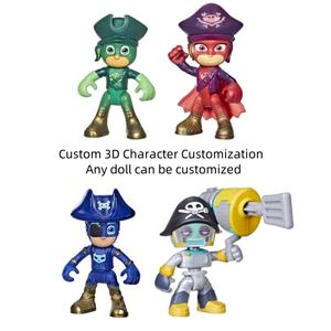 Guerrier <span class=keywords><strong>3D</strong></span> Cartoon Modèle Action Figure Masque Durable Polyrésine et Plastique Logo Personnalisé pour Cadeaux Fabriqué avec PVC & ABS - Product Image 2