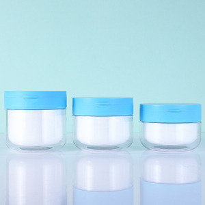 200ml 250ml 300ml Skincare Facial Toner Cotton <strong>Pads</strong> Packaging PET Plastic Flip Top Cap Cosmetic Jars With Tweezers - Product Image 1