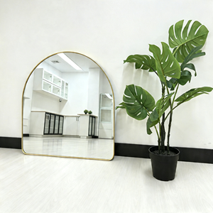 Modern Extra Large Arched Aluminum Wall <strong>Mirror</strong> | Oversized <strong>Lightweight</strong> &amp; Eco-Friendly Decorative Accent <strong>Mirror</strong> - Product Image 6