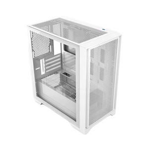 Boîtier <span class=keywords><strong>PC</strong></span> Mid Tower OEM ODM avec fenêtre en verre coulissante, construction en acier, compatible MicroATX/Mini-ITX, pour <span class=keywords><strong>PC</strong></span> de jeu, refroidissement par eau 240 mm - Product Image 2