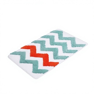 Wholesale Luxury Eco-Friendly Cotton Bath Mat Custom Floral Design <b>Machine</b> Made Softer <b>Floor</b> Bathrooms - Product Image 1