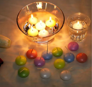 Lilin Tealight Tanpa Asap Warna Putih Mengapung untuk Rumah, Festival, Pesta, Perlengkapan Promosi - Product Image 4