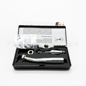 Dental High-Speed Handpiece 4-Hole 6-Hole Fiber Optic Turbine Type With Quick Connector Silver Color - Product Image 1