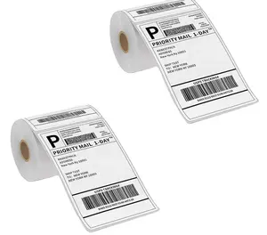 LW1744907 rollo de etiquetas de envío personalizado etiquetas de papel adhesivas 4x6 etiquetas térmicas pegatinas de impresora impermeables para Dymo LW