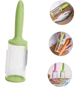 Nouvelles idées de produits : Outils de cuisine, éplucheur multifonctionnel pour aliments, éplucheur de pommes de terre et de légumes avec boîte de rangement - Product Image 6