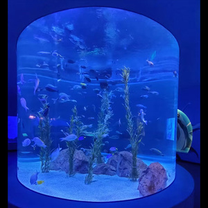 Plaques de moulage préfabriquées résistantes aux fissures, moulage unique, verre acrylique ultra transparent, aquarium en acrylique pour hôtel, <span class=keywords><strong>restaurant</strong></span>, hall - Product Image 3