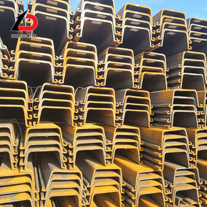 Pilotes de Acero en Forma de Z PZ10 PZ12 AZ13 AZ14 SY390, Pilotes de Acero Entrelazados Laminados en Caliente - Product Image 5