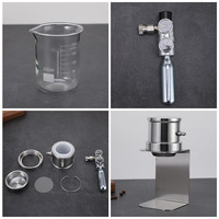 Machine à expresso pneumatique portable en acier inoxydable 304, compacte pour la maison/les voyages en extérieur, avec soupape de décompression CO2/azote
