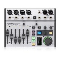 Console de mixage audio numérique professionnelle 8 canaux avec interface audio USB, système PA, mixeur sonore pour DJ, spectacle en direct, enregistrement