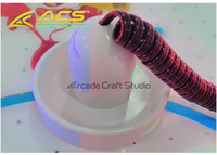 Machine de jeu d'arcade de hockey sur air à monnayeur ACS Factory, 2 joueurs, détection de mouvement, carte mère LED, métal, plastique, pour enfants, en anglais