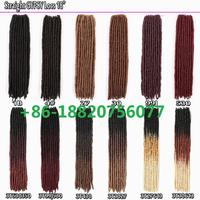 Cheveux tressés synthétiques Dread Lock doux bon marché Faux Locs Tresses au crochet Tresses au crochet Extensions de cheveux