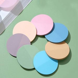 Hengxin Hot Products 50 Sheets PET Round <b>Sticky</b> <b>Notes</b> Wholesale Transparent Color <b>Sticky</b> <b>Note</b> Pads - Product Image 4