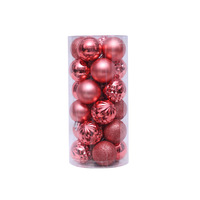 4cm/24 Alien Christmas Ball Set Décorations de Noël Pendentif d'arbre de Noël
