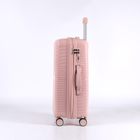 Nouveau Prix Usine Valise de Voyage Luxe Moderne Étanche à 4 Roues Pivotantes en PP de Haute Qualité, Ensemble de 4 Pièces avec Fermeture Éclair pour l'Aéroport