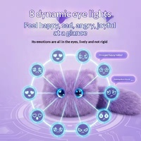 Peluche interactive intelligente AI : Chat intelligent pour l'éducation précoce, avec fonction Q&A vocale et yeux expressifs