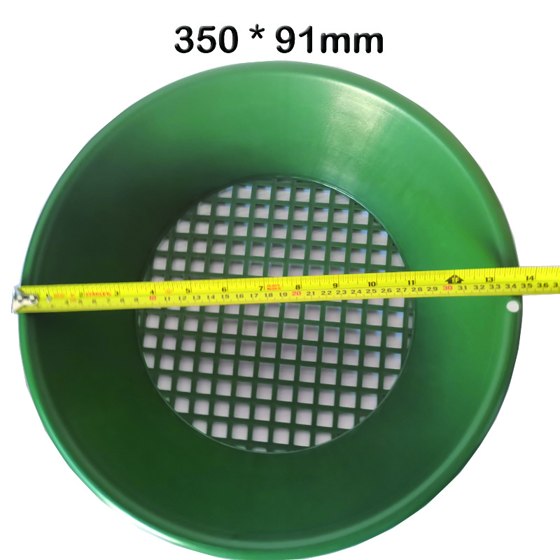 Высококачественная пластиковая круглая речная аллювиальная Золотая кастрюля для мытья песчаной речной золотой руды разделительная тарелка и миска для мытья
