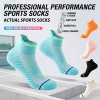 Chaussettes de sport professionnelles pour hommes et femmes, coupe basse, pour la course, le basketball, la gym et le cross-training