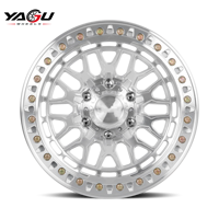 Jantes forgées sur mesure 17x9 18x9 Raw Machine Forged pour SUV tout-terrain, pick-up, jantes Beadlock pour Ford Ranger F-250 F-350 Bronco Toyota Prado