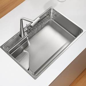 Fregadero de Cocina de Acero Inoxidable 304, de un Solo Tazón, para Instalar Bajo Encimera, Resistente a los Arañazos, de Alta Resistencia y Duradero - Product Image 2