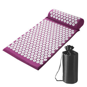 Ensemble <span class=keywords><strong>de</strong></span> tapis et d'oreiller <span class=keywords><strong>de</strong></span> massage éco-acupression pour le yoga, vente en gros, marque, caoutchouc, plastique, pointes d'acupression, tapis <span class=keywords><strong>de</strong></span> massage pour le yoga - Product Image 3