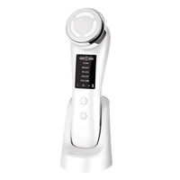 Appareil de massage nettoyant pour le visage à faible bruit, tête de contact en métal lisse, équipement domestique d'entretien de la peau du visage