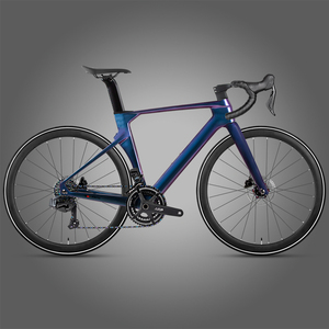 Vélo de Ville et de Route en Fibre de Carbone 700C R10pro Sport avec Frein à Disque Sans Fil WheelTop EDS TX 24 Vitesses et Pédales Ordinaires – Offre Spéciale - Product Image 3