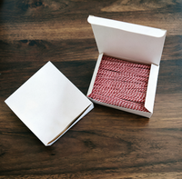 Attaches torsadées en fil kraft Fanxing multicolores en boîte pour la fermeture et la décoration des sacs de pâtisseries et de biscuits