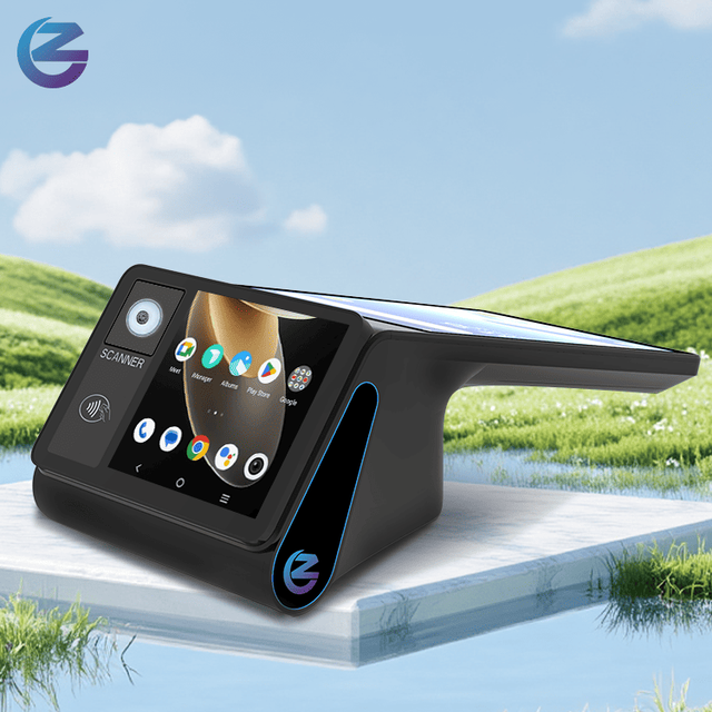 Transit Bus Taxi Android POS Z108 Dual Screen 4G GPS Removable Battery 80mm Printer NFC Scanner