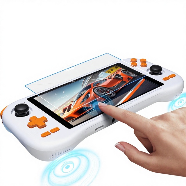 Kinhank K56 Android 14 Handheld 5.5" Touchscreen 5000mAh WiFi5 Retro Game System Emulator Arcade Console Game Console