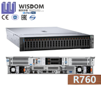 Penjualan Terbaik Dells PowerEdge R760 R7525 R7625 R7725 Server GPU AI komputer penyimpanan Nas sistem Data Server
