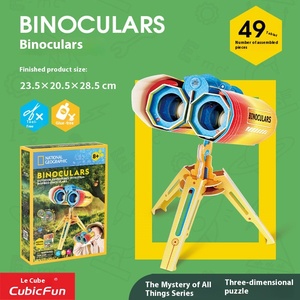 Lecube cadeau créatif 3D stéréo télescope Puzzle enfants fait à la main éducatif Science jouet papier assemblage modè<span class=keywords><strong>le</strong></span> ensembles inclus - Product Image 4