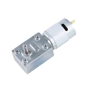 มอเตอร์เกียร์หนอน DC เพลารูปตัว D ขนาด84มม. พร้อมฟังก์ชันล็อคตัวเองสำหรับหุ่นยนต์เครื่องบินโมเดลและตัวหนีบตุ๊กตา - Product Image 3