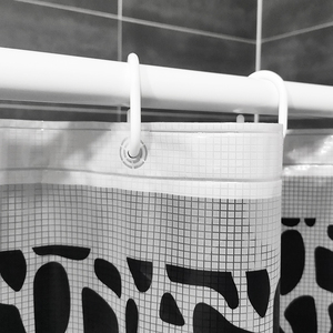 <span class=keywords><strong>ม่าน</strong></span>อาบน้ำลายสัตว์ขาวดำสไตล์ INS, <span class=keywords><strong>ม่าน</strong></span>ห้องน้ำกันเชื้อรา PEVA ไม่ต้องซัก, สำหรับโรงแรมและบ้าน - Product Image 3