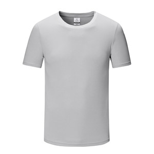 T-Shirt da uomo in bianco da donna con <span class=keywords><strong>stampa</strong></span> all'ingrosso maglietta sportiva in poliestere maglietta personalizzata Unisex da palestra e Slim Fit - Product Image 5