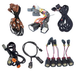 工业电气线束定制，带 Molex 连接器，18 AWG，用于工厂机器组装 - Product Image 1