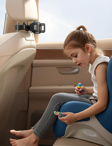 Support pliable pour tablette pour siège de voiture, appui-tête arrière, support rotatif à 360 degrés pour iPad, tablette, téléphone portable - Product Image 6