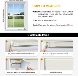 Customize Modern Style Waterproof Full Blackout Cordless Spring Control Manual <strong>Roller</strong> <strong>Blinds</strong> for <strong>Kitchen</strong> - Product Image 6