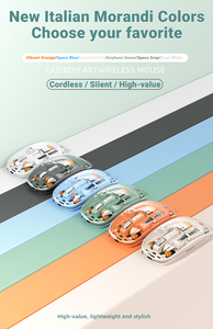 Biểu Tượng Tùy Chỉnh 3 Chế độ Trong Suốt Không Dây Bluetooth Chuột Cho Máy Tính Để Bàn Máy Tính Xách Tay <span class=keywords><strong>5D</strong></span> Có Thể Sạc Lại Từ Im Lặng Chuột - Product Image 3