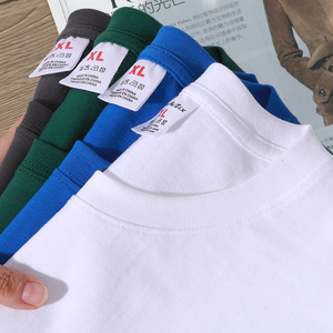 T-shirt de poche <span class=keywords><strong>rouge</strong></span> 100% coton avec logo personnalisé de haute qualité T-shirts en coton épais à manches courtes pour hommes - Product Image 1