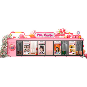 Kiosque de vente de photos en libre-service riche en fonctionnalités Kiosque pour imprimante Photobooth professionnel avec compatibilité SLR et appareil <span class=keywords><strong>photo</strong></span> - Product Image 1