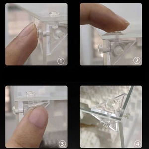 Figura de montaje personalizada funda protectora de juguete caja de exhibición de muñecas <span class=keywords><strong>pop</strong></span> de acrílico transparente - Product Image 3