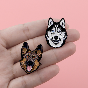 9 modèles de badges en métal cloisonné de haute qualité, 3,5 cm, animaux de compagnie (chien et chat), artisanat métallique pour la décoration de sacs à dos et de vêtements - Product Image 2